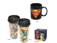 Ensemble Superman d'une tasse et une tasse de voyage